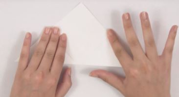 etape 3 origami renard momji